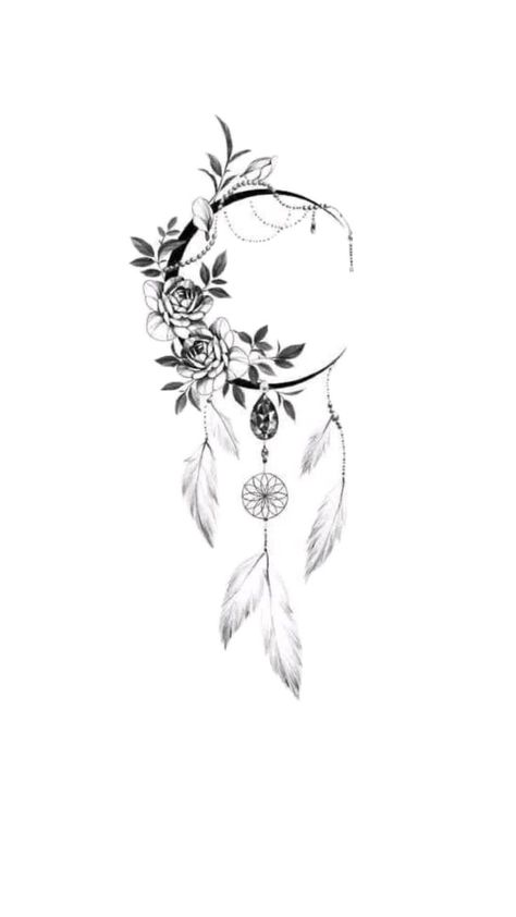 Dreamcatcher Logo, Dream Catcher Tattoo, Tattoo Design Book, Foot Tattoo, Dreamcatcher Tattoo, Back Tattoo, Cute Tattoos, Body Art Tattoos, Tatting