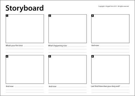 Storyboard Template. Really useful for mapping... | Animating People Video Storyboard, Storyboard Film, Storyboard Examples, Storyboard Ideas, Storyboard Template, Animation Template, Ebook Cover Design, Storyboard Illustration, Animation Storyboard