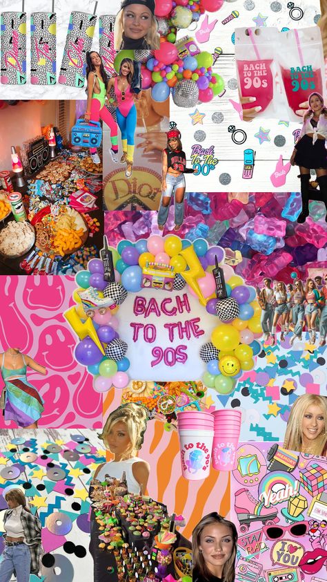 Hens Night Theme, 2000s Theme, Bachelorette Inspo, Last Rodeo, 90s Theme, Hens Night, Bach Party, Bachelorette Party Favors, 90s 2000s