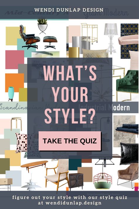 Take this quick style quiz and find out what interior design style makes your heart go pitter-pat! What Is My Decorating Style Quiz, Decorating Styles Find Your Quiz, What Is My Decorating Style, Decorating Styles Quiz, Interior Design Styles Quiz, Design Style Quiz, Modern Industrial Decor, Industrial Interior Design, What's Your Style