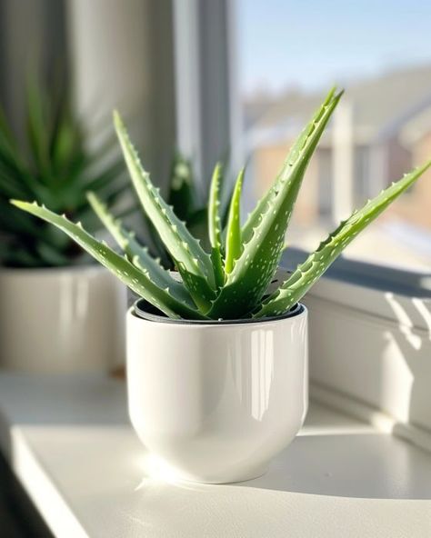 Avoid these 8 common mistakes to keep your aloe vera plants thriving Aloe Vera Plant In Bathroom, Indoor Aloe Plant, Small Aloe Vera Plant, Aloe Vera Plant Decor Ideas, Beachy Plants, No Light Plants, Indoor Aloe Vera Plant, Aloe Vera Aesthetic, Plant Decor Aesthetic