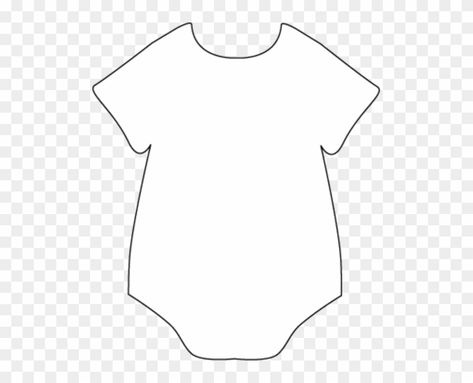 Baby Cliparts Templates Many Interesting Cliparts Baby - White Onesie Clipart #975966 Baby Body Drawing, Onesie Drawing, Baby Onesie Template, Baby Onies, Baby Halloween Onesie, Body Png, Baby Silhouette, Halloween Onesie, Free Baby Shower