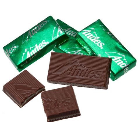 $27.66 5lb. Bulk  http://www.bulkecandy.com/andes-mints-5lb-bulk/ Andes Candies, Andes Chocolate, Andes Mint Chocolate, Andes Mints, After Dinner Mints, Mint Bag, Bulk Candy Store, Dinner Mints, Andes Mint