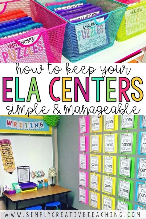 Guided Reading Centers First Grade, Literacy Learning Centres, First Grade Must Do May Do, First Grade Reading Centers Literacy Stations, Reading Classroom Set Up, Ela Centers Middle School, Literacy Stations Second Grade, Small Group Set Up, 2nd Grade Reading Stations