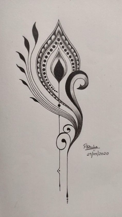 Masculine Energy Tattoo, Zen Tattoo Ideas, Shading Tattoo Designs, Simple Body Art, Tattoo Women Ideas, Leave Tattoo, Drawn Tattoos, Coastal Tattoos, Paisley Tattoo Design