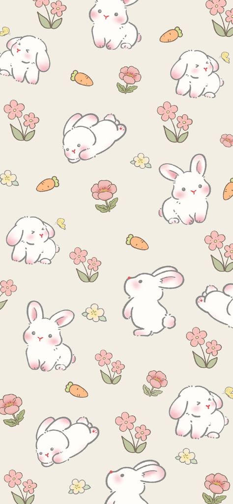 Cute Easter Wallpaper, I Phone 7 Wallpaper, Wallpaper Edgy, Icona Ios, Rabbit Wallpaper, Wallpaper Homescreen, Wallpaper Retro, Cocoppa Wallpaper, Easter Wallpaper