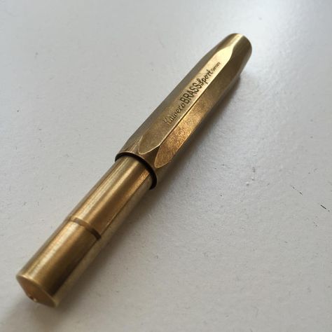 Kaweco Brass Sport, Kaweco Sport, Fingers Crossed, Crossed Fingers, Pen, Brass, Tools