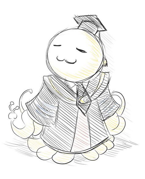 Koro Sensei, Anime Drawing, Fan Art Drawing, Dessin Adorable, I Love Anime, Sketchbook Art Inspiration, Anime Sketch, A Drawing, الرسومات اللطيفة