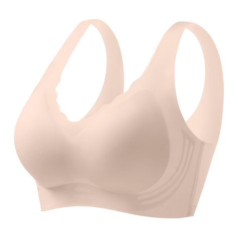 PRICES MAY VARY. Push Up This Bra Features A Push Up Design That Gently Lifts And Shapes Your Chest Lines, Creating A More Curvaceous And Feminine Silhouette. The Lifting Effect Not Only Enhances Your Natural Beauty, But Also Enhances Your Confidence Lifting Anti-Sagging Wireless Push-Up Bra: No Steel Ring, Comfortable, Natural, Relaxed; Please Be Sure To Choose The Size That Suits You According To The Size Chart.It Gently Wraps Around The Chest, Gathers Your Chest Toward The Center, And Pulls I Wireless Push Up Bra, Gather Bra, Green Lingerie, Silk Pajamas Women, Fashion Everyday, Blue Bra, Silk Pajama Set, Cotton Bras, Sport Top