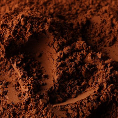 Cocoa Powder by Jess Koppel Brown Eyes Aesthetic, Leaf Vector, Food Texture, Color Vibe, Amber Glass Jars, Vegan Candles, Cocoa Brown, Brown Wallpaper, Cacao Powder