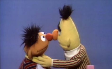 Tumblr, Sesame Street Matching Pfp, Bert And Ernie Wallpaper, Bert And Ernie Matching Pfp, Bert & Ernie Fanart, Bert And Ernie Aesthetic, Ernie X Bert, Bert And Ernie Tattoo, Bert X Ernie Fanart