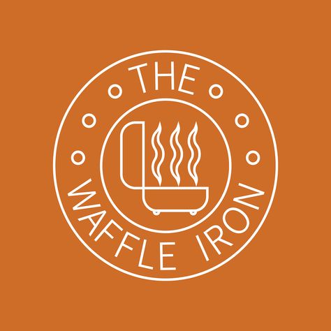 The Waffle Iron | Branding on Behance Chocolate House, Design Campaign, Wrap Packaging, Vehicle Wrap, Logo Identity, Identity Package, Food Logo, Poster Series, Waffle Iron