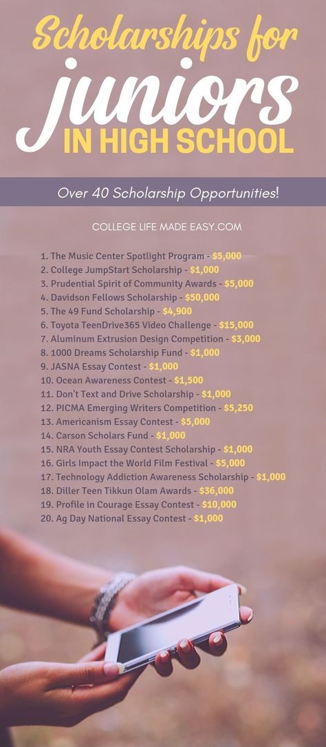 Junior Year High School, Scholarship Essay Examples, High School Scholarships, Scholarships For College Students, College Apps, School Scholarship, College Student Hacks, College Scholarships, Senior Year Of High School