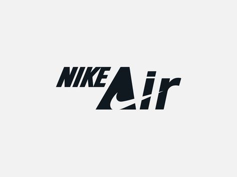 Nike Air by Helvetiphant™ | Dribbble | Dribbble Nike Stencil, Nike Logo Design, Nike Air Logo, Nike Logos, Nike Logo Wallpapers, Air Logo, Air Nike, Nike Art, Animal Print Wallpaper