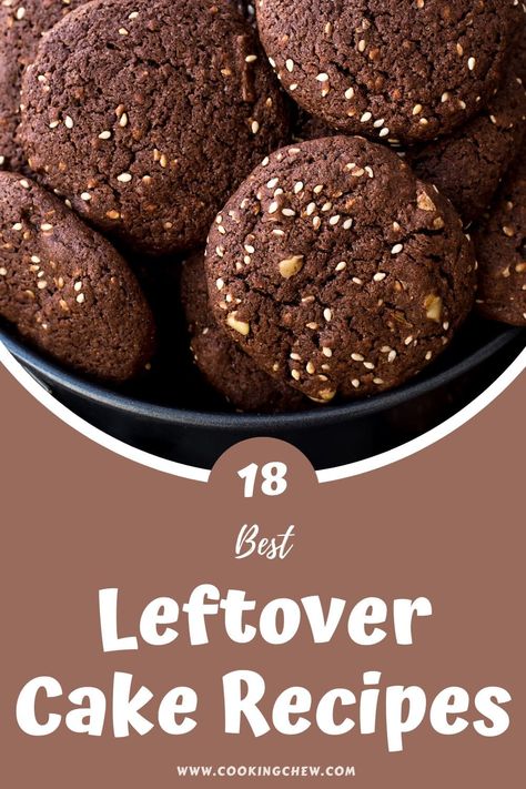 Leftover Cake Recipes, Leftover Cake Ideas, Sponge Cake Ideas, Portillos Chocolate Cake Shake, Costco Cake, Leftover Strawberries, Healthy Cookie, Chocolate Cake Cookies, Chocolate Sheet Cake