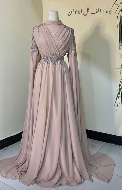 Turkish Dress Modern, Turkish Gown, Turkish Wedding Dresses, Pretty Abayas, Simple Elegant Dresses, Dress Soiree, Muslim Wedding Gown, Tudor Dress, Pageant Queen