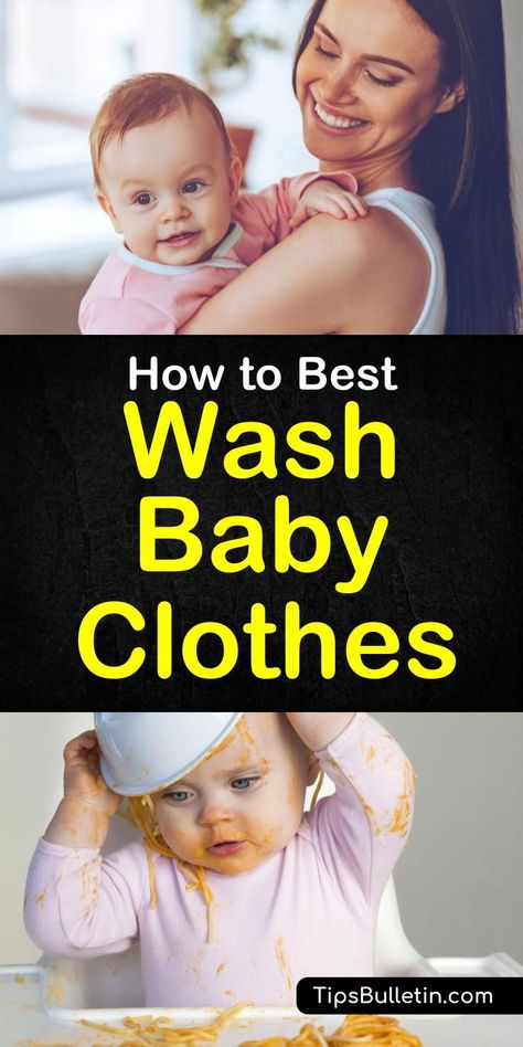 How to best wash baby clothes - including washing tips for laundry detergents, how to get stains out and even takle further stains ;). The article also covers how to wash cloth diapers.#babyclothes #washing #tips Messy Clothes, Clean Baking Pans, Laundry Cleaning, Cleaning Painted Walls, Play Clothes, Wash Clothes, Deep Cleaning Tips, Messy Play, Wash Cloth