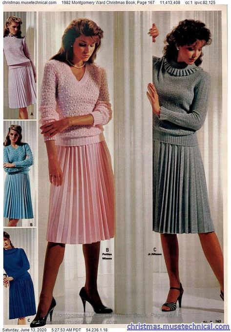 1982 Montgomery Ward Christmas Book, Page 167 - Christmas Catalogs & Holiday Wishbooks 1980s Fashion Women, 1980 Fashion, 1980’s Fashion, Fashion 1980s, 1980s Women, Fashion Decades, 80 Fashion, Sears Catalog, 80s Women