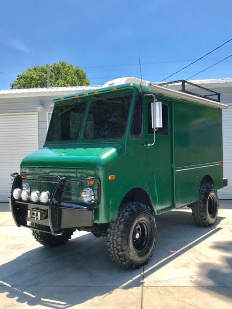 L00K!!! 1972 Step van Camper Utility RV - One of a kind!!! for sale - Other Makes 1972 for sale in Monroe, North Carolina, United States Stepvan Camper Conversion, Campers For Trucks, Step Van Conversion Campers, Step Van Conversion, 4x4 Van For Sale, 4x4 Conversion, Bread Truck, Best Truck Camper, Vintage 4x4