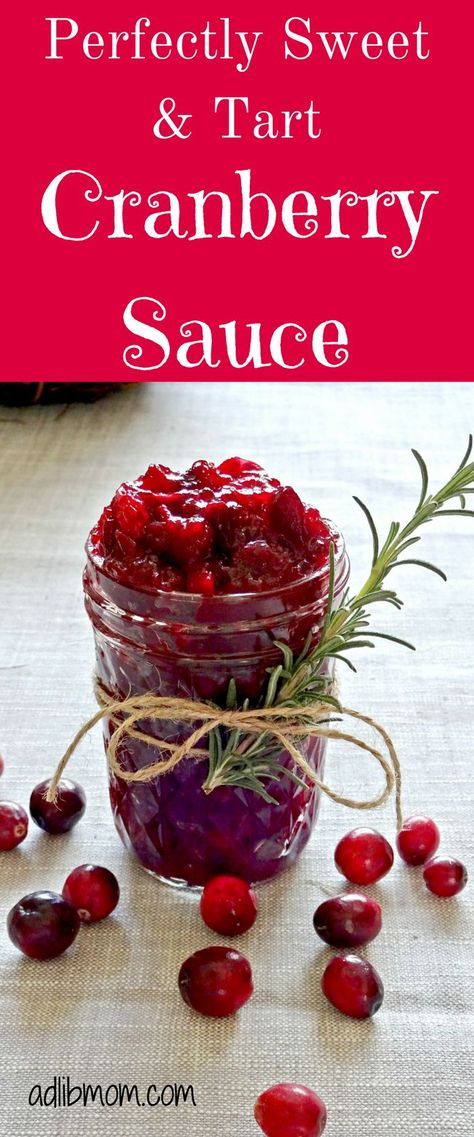 This homemade cranberry sauce has the perfect balance of tartness and sweetness. Apple cider is used in place of water which cuts down on the amount of sugar used. This recipe uses 1/2 cup less sugar than most recipes I have seen. These cranberries will be a hit on the Thanksgiving and Christmas table. It also makes a great snack. #lowsugar #cranberry #Fall #snack #Thanksgiving Fresh Cranberry Sauce, Easy Cranberry Sauce, Cranberry Orange Sauce, Canned Cranberries, Canned Cranberry Sauce, Homemade Cranberry Sauce, Leftover Cranberry Sauce, Cranberry Relish, Cranberry Sauce Recipe