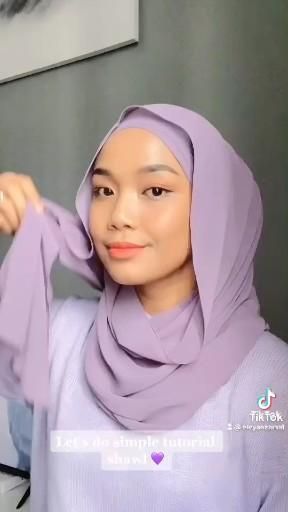 Style Inspiration Hijab, Pashmina Style Hijab Simple, Tudung Shawl Style, Cotton Shawl Hijab Tutorial, Shawl Tutorial Hijab Simple, Shawl Style Hijab, Tutorial Shawl Hijab Style, Hijab Ideas How To Wear, Toturial Tudung Shawl