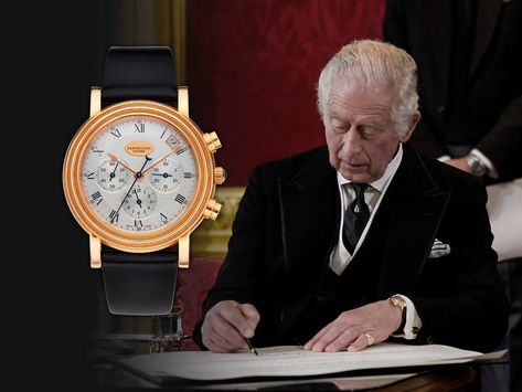 Stealth Wealth Style Men, Stealth Wealth Style, Classic Mens Watches, Gold Throne, Stealth Wealth, Swiss Watch Brands, Queen Camilla, King Charles Iii, Men's Outfits