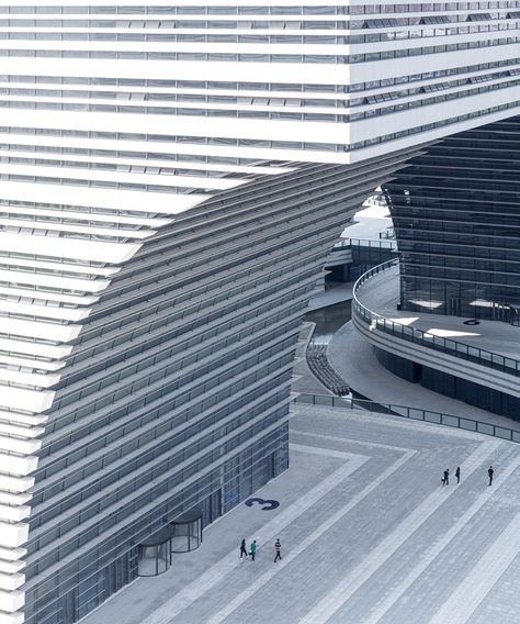 Gallery of Changzhou Culture Plaza / gmp Architects - 5 Catchment Area, High Building, Stone Facade, Changzhou, Cultural Architecture, Sky Garden, Ground Floor Plan, Architecture Office, City Landscape