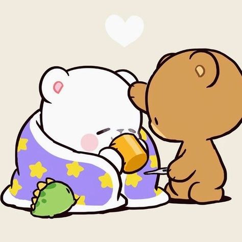 Milk Mocha, Mocha Bear, Cute Bear Drawings, Milk & Mocha, Cute Doodles Drawings, Cute Love Cartoons, Bear Hug, White Bear, Dessin Adorable