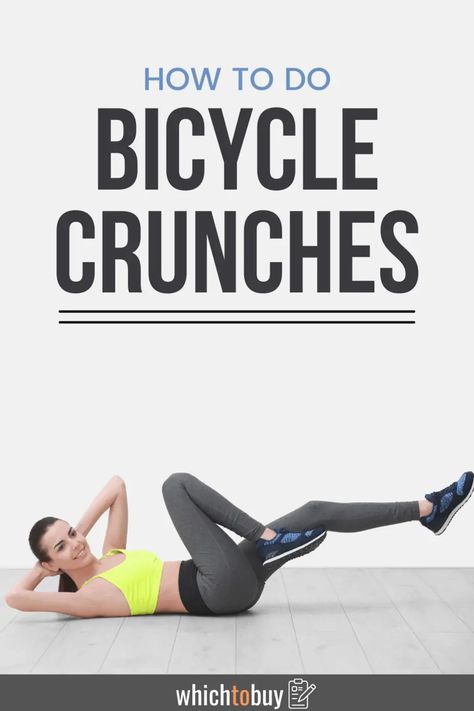 Have you ever wondered how to do bicycle crunches? Well, we have put together a guide to make sure you're doing them right every time! Flat Stomach In A Month, Fat Loss Cardio, Stomach Workouts, Side Fat Workout, Beginner Cardio Workout, Exercise For Pregnant Women, Women Cardio Workout, Get Abs, Get A Flat Stomach