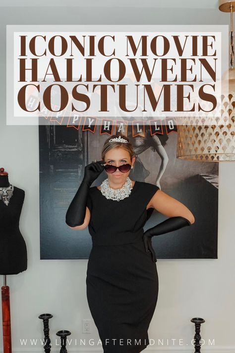 Iconic Movie Halloween Costume Ideas Halloween Movie Costumes Ideas, Movie Character Costumes Diy, Hollywood Party Costume, Iconic Movie Halloween Costumes, Easy Movie Character Costumes, Hollywood Fancy Dress, Movie Character Dress Up, Costumes From Your Closet, Hollywood Halloween Costumes