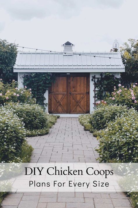 Beautiful backyard chicken coop Diy Chicken Coop 20 Chickens, 20 Chicken Coop Plans, Chicken Coop Plans For 20 Chickens, 10 Chicken Coop Plans, Walk In Chicken Coop Plans, Chicken Coops Plans, Build Your Own Chicken Coop, Chicken Coop Building, Chicken Coop Building Plans