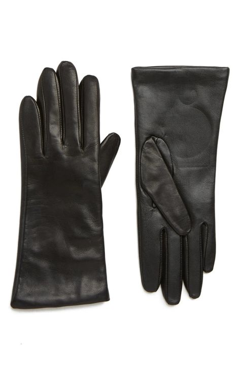 To Stay Warm: Nordstrom Cashmere Lined Leather Touchscreen Gloves Best Winter Gloves, What To Wear In Italy, Leather Gloves Women, Tech Gloves, Holiday Wishlist, Cashmere Gloves, Hand Gloves, Black Leather Gloves, Winter Capsule Wardrobe