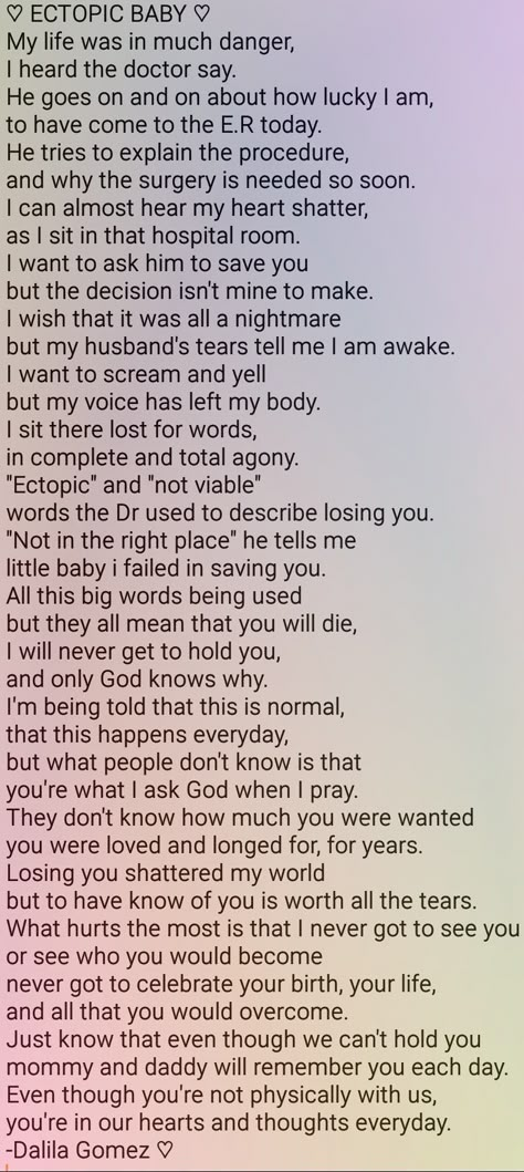 Ectopic Pregnancy Loss, Pregnancy Tattoo, Angel Baby Quotes, Losing A Baby, Ectopic Pregnancy, Baby Loss, Angel Babies, Pregnancy Quotes, Pregnancy Loss