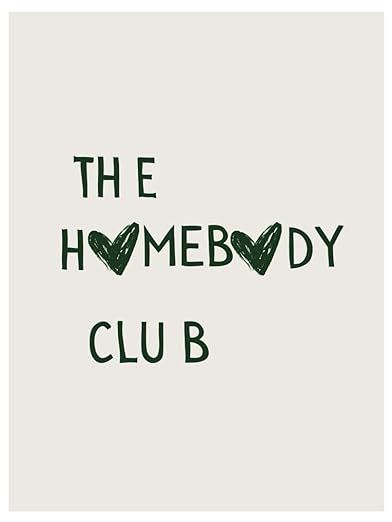 The Homebody Club: A 200 Page 6x8 in. Lined Notebook for Writing and Journaling The Homebody Club Print, The Homebody Club, Pearl Bedroom, Valentines Tees, Homebody Aesthetic, Apartment Prints, University House, Homebody Club, Writing Club