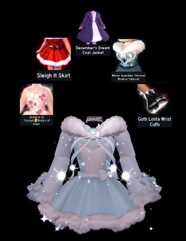 Cute Royale High Outfits Cheap, Royal High Christmas Outfits, Cute Royale High Outfits, Outfit Base, Rh Combos, Rh Outfit Hacks, Royale High Combos, Royale High Hacks, Rh Outfit Ideas