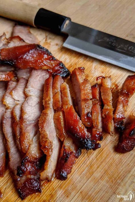 Bbq Pork Recipes, Char Siu Pork, Chinese Bbq Pork, Cantonese Cuisine, Chinese Pork, Pork Belly Recipes, Char Siu, Marinated Pork, Heart To Heart