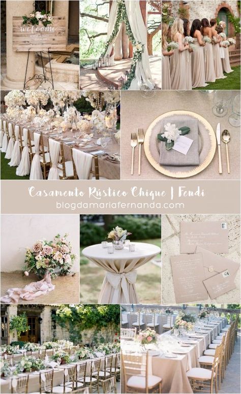 Champagne Wedding Ideas, Taupe Wedding Colors, Wedding Ideas Colors, Karoo Wedding, Champagne Wedding Themes, Bridesmaid Color, Romantic Wedding Colors, Champagne Wedding Colors, Luxury Champagne