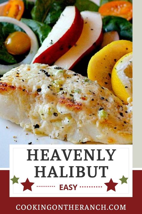 Baked Halibut With Mayonnaise, Mexican Halibut Recipes, Fresh Halibut Recipes Baked Fish, Halibut Parmesan Recipes, Halibut Recipes With Sauce, Halibut Oscar Recipe, Almond Crusted Halibut Recipes, Creamy Halibut Recipes, Halibut Olympia Recipes Alaska