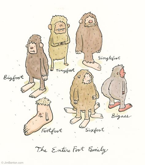 Bigfoot Drawing, Bigfoot Art, Feet Drawing, Finding Bigfoot, Bigfoot Sasquatch, Funny Drawings, Mythological Creatures, Art Collage Wall, Animal Tattoos