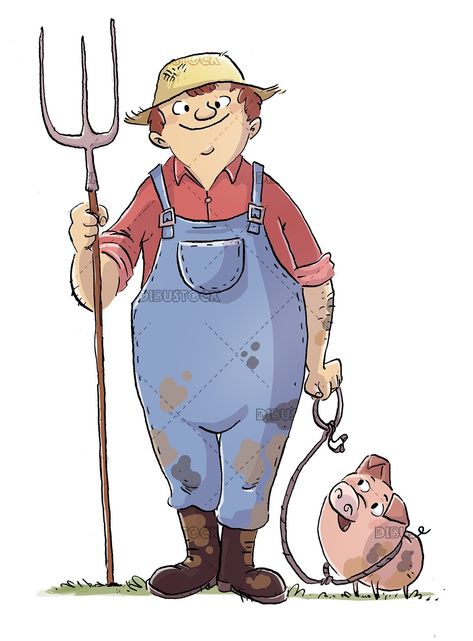 Cartoon Farmer Drawing, Farmer Illustration Character, Farmer Drawing Sketch, Farmers Illustration, Farmers Drawing, Farmer Boots, Farming Drawing, Gardener Illustration, Farmer Drawing