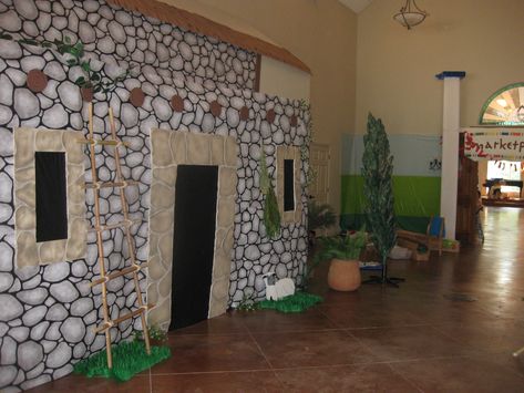 Nazareth Vbs, Bethlehem City, Nazareth Village, Family Worship Night, Nativity Play, Jesus Decor, Vacation Bible School Themes, Vbs Decorations, Journey To Bethlehem