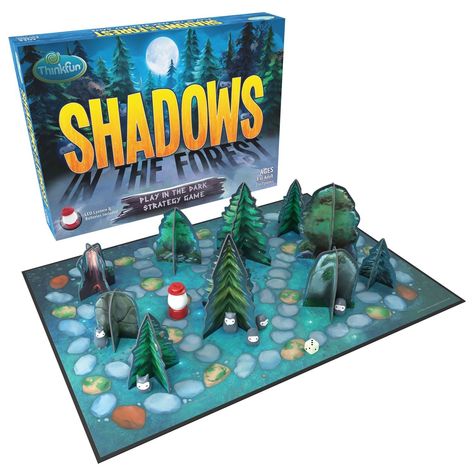 ThinkFun Shadows in The Forest Game Forest Play, Game Packaging, Board Game For Kids, Forest Games, Strategic Thinking, Strategy Board Games, Logic Games, Fun Board Games, Board Games For Kids