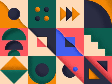 Shapes Loop by Stefan Ćirković on Dribbble 2d Abstract Art, Geometric Motion Graphics, Graphic Shapes Pattern, Shapes Graphic Design, Shapes Animation, Geometric Animation, Abstract Shapes Design, Pattern Animation, Shape Animation