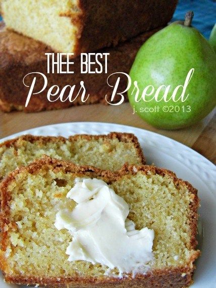 Dessert Bread, Pear Bread, Pear Ginger, Pear Recipes, Monkey Bread, Think Food, Quick Breads, Sweet Bread, Sweets Treats