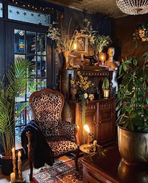 Witchy Living Room, Home Staging Ideas, Victorian Bohemian Decor, Boho Plants, Girl Apartment, Home Organization Ideas, Moody Decor, Staging Ideas, Welcome To My House