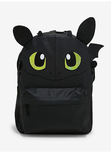 Hot Topic : How To Train Your Dragon Toothless Backpack Hogwarts Backpack, Dragon Backpack, Nightmare Before Christmas Backpack, Dragon Toothless, Dinosaur Backpack, Vintage Street Fashion, Toothless Dragon, Pop Culture Gifts, Go Back To School