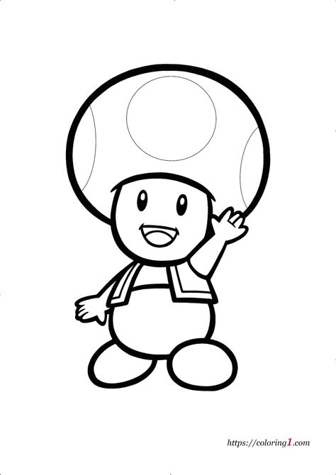 Toad Mario Coloring Pages - 2 Free Coloring Sheets (2021) Toad Coloring Pages, Toad Mario, Mario Coloring, Super Mario Coloring Pages, Mario E Luigi, Free Printable Coloring Sheets, Mario Coloring Pages, Free Coloring Sheets, Printable Coloring Sheets