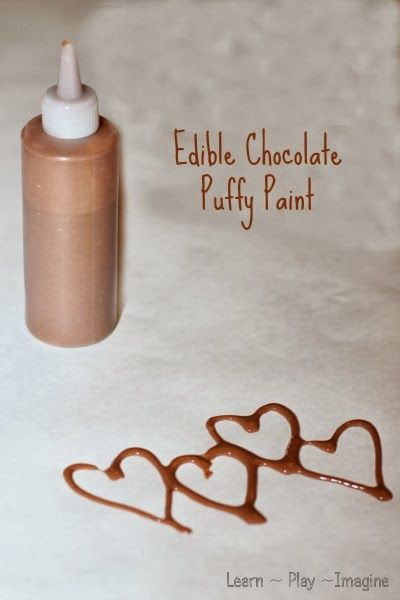 Puffy Paint Recipe, Homemade Puffy Paint, Edible Recipes, Paint Recipe, Finger Paints, Homemade Paint, Flappy Bird, Edible Crafts, Puffy Paint