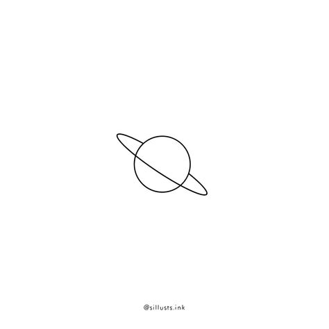 . Check more at https://ideatatto.com/minimalistic/2145/ Minimalist Tattoo Saturn, Space Doodle Tattoo, Saturn Outline Tattoo, Planet Minimalist Tattoo, Saturn Finger Tattoo, Jupiter Tattoo Minimalist, Artsy Tattoos Small Creative, Planet Fine Line Tattoo, Fine Line Saturn Tattoo