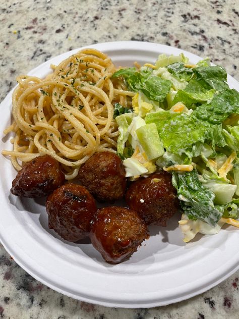 Easy Delicious Appetizers, Butter Noodles, Bbq Meatballs, Delicious Appetizers, Healthy Lunch Snacks, Takeout Food, Soul Food Dinner, Buttered Noodles, Dinner Meal Prep